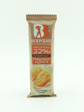 Батончик БодиБар протеин 22% медовая курага в йогуртовой глазури, 50 гр