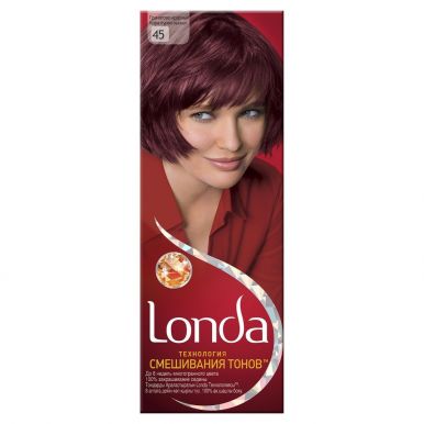Londa Color крем-краска, тон 45, цвет: красный гранат