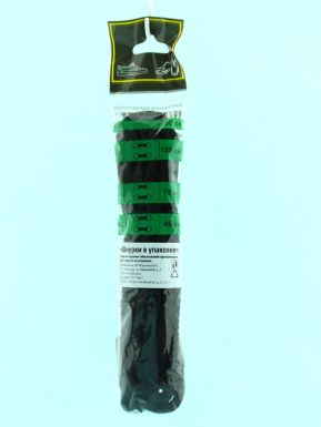 Vitto Шнурки чёрные толстые, 150 см