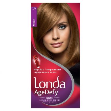 LONDA Age Defy Крем-краска для волос стойкая 7/0 Миндаль