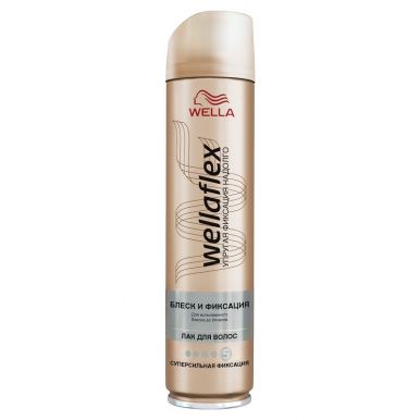 Wellaflex лак для волос блеск и фиксация супер-сильной фиксации, 250 мл