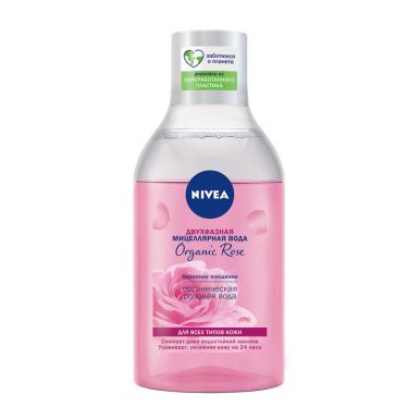 Nivea-Visage мицеллярная вода + розовая вода для лица, глаз и губ, 400 мл