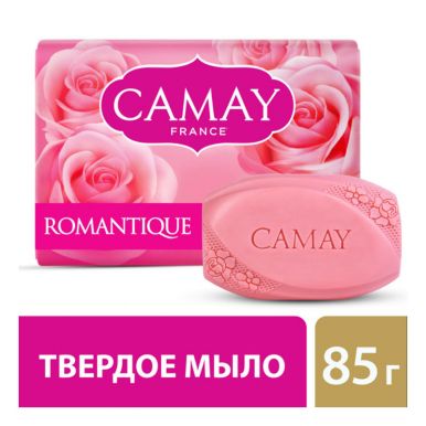 Camay мыло Romantique Аромат алых роз, 85 гр