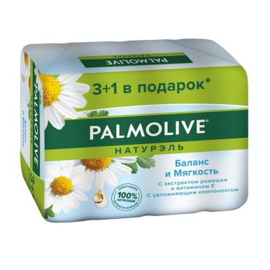 PALMOLIVE TR01356A мыло Ромашка 4*90 гр Баланс и мягкость