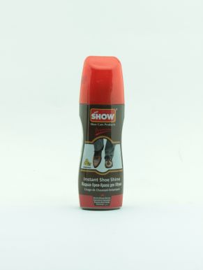 SHOW Крем-краска для обуви с губкой жидкая 02 коричневый 75мл