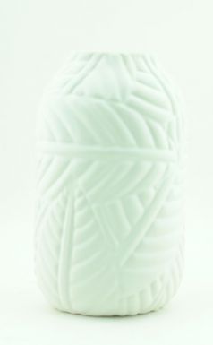 Ваза керамика цв.белый 19см 10922-2832/268590