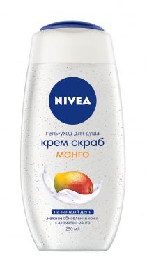 NIVEA гель-скраб д/душа манго 250мл 84042