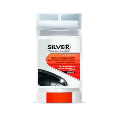 SILVER Premium Крем-блеск Комфорт черная 50 мл