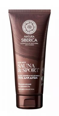 NATURA SIBERICA гель д/душа sauna&sport for men увлажнение и свежесть 200мл