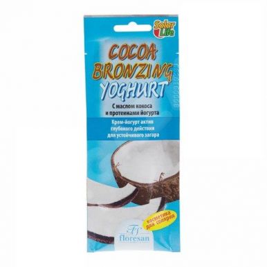 ФЛОРЕСАН крем-йогурт д/загара актив действия cocoa bronzing yoghurt 15мл 443Р