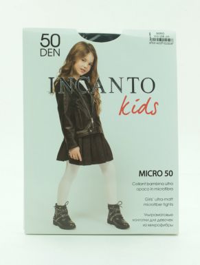 Колготки детские INCANTO Micro 50 den, размер: 152-158, nero