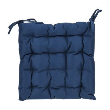 Подушка для стульев, размер: 40x40x6 см, цвет: синий, артикул: HZ1009730