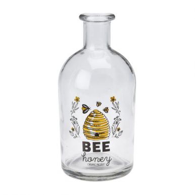 Ваза декоративная в форме бутылки пчела 6,4*13,4см NB3305030