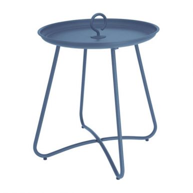 Стол с круглой столешницей с крюком, размер: 40x46см, цвет: голубой, артикул: CK9200960