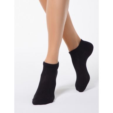 Conte носки женские хлопковые Ce Classic короткие 7с-34Сп, размер: 25, 016, черный