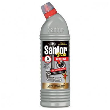 Sanfor средство для очистки канализационных труб, 750 г