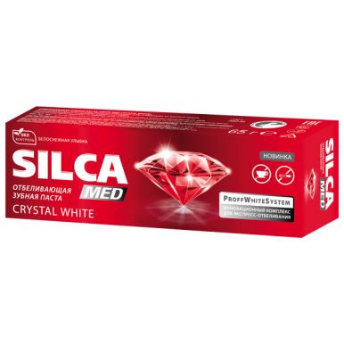 Silca Med зубная паста Crystal White, 100 г