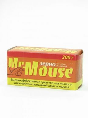 Mr. Mouse зерновая приманка 200 гр/30