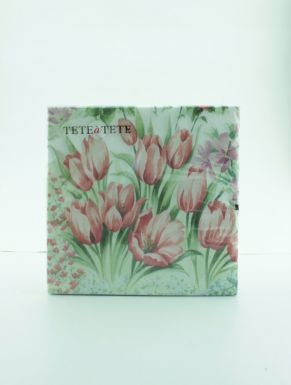 PAW салфетки столовые яркие тюльпаны 3сл. 33*33см 20шт TL705400