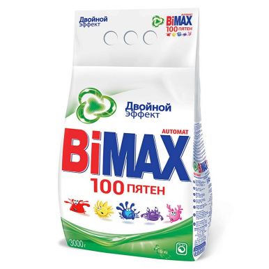 Bimax стиральный порошок Automat 100 Пятен, 3 кг