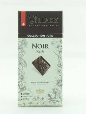 Шоколад горький 72% Villars, 100 гр
