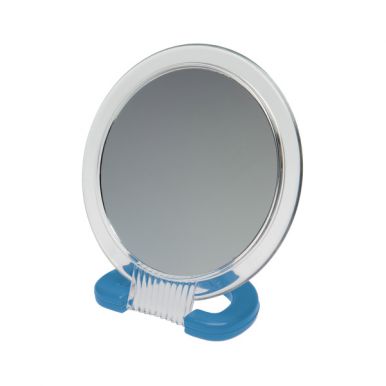 ZINGER зеркало настольное на подставке dewal beauty цв.синий 23*15,4см MR110