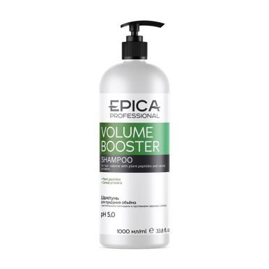 EPICA шампунь д/придания объёма волос с растительными пептидами volume booster 1000мл