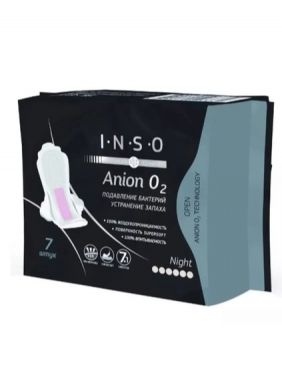 INSO Anion O2 прокладки ночные 7шт