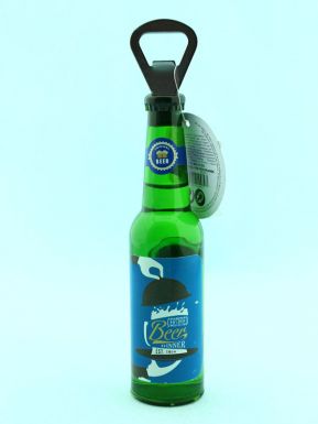 Открывашка д/бутылок в форме пивной бутылки на магнитах 4*21см CY4653050