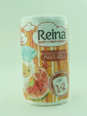 REINA Maxi roll полотенце бумажное 2сл. 1рулон