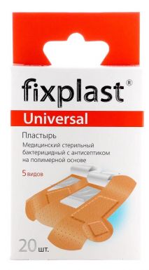 FIXPLAST пластырь на полимерной основе univer №20/10