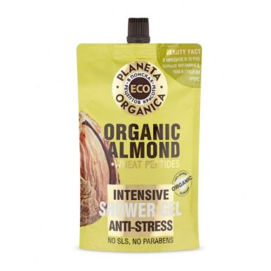 Planeta Organica гель для душа Eco Organic Almond антистресс, 200 мл