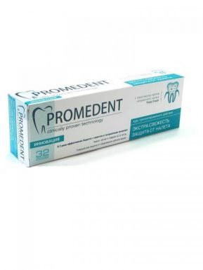 32-Бионорма Promedent экстра свежесть защита от налета, 90 мл
