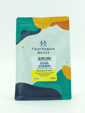 Кофе ароматизированный зерновой Ирландский крем, 150 гр