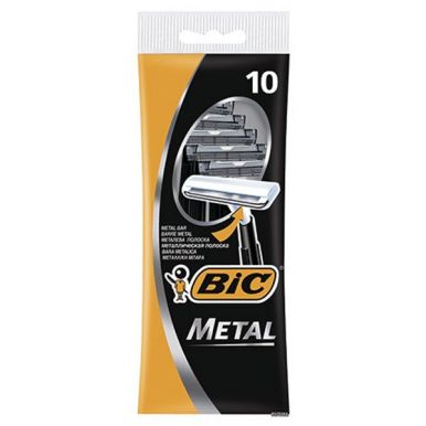 Bic набор бритв без сменных картриджей BIC Metal, 10 шт