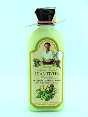 Рецепты бабушки Агафьи шампунь объём и Пышность для всех типов волос, 350 мл