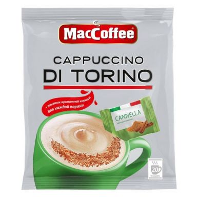 Напиток кофейный МакКофе Капучино ди Торино 3в1 с корицей 20х25,5 гр