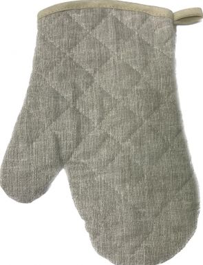 FINE LINE прихватка-рукавица рогожка цв.серый 18*28см 18858-1