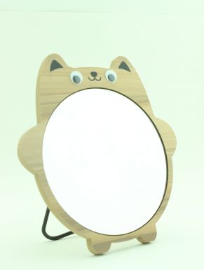 GREENTIME зеркало деревянное дизайн совенок 17,5*18,5см JZ220411-986