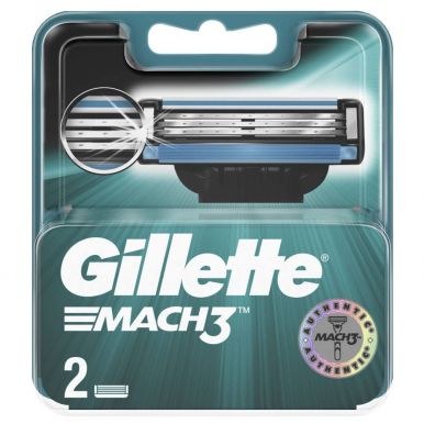 Gillette сменная кассета Mach3, 2 шт