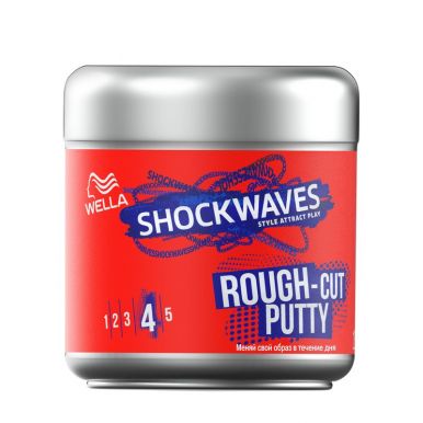 Wella Shockwaves формирующая паста для волос ROUGH-CUT PUTTY, 150 мл