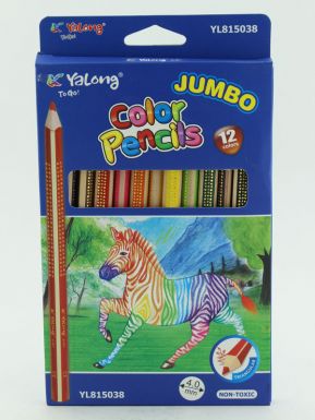 Цветные карандаши толстые 12 шт 1-1050-99
