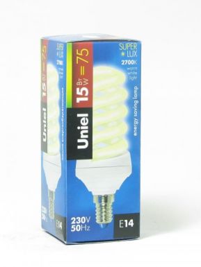 Энергосберегающая лампа UNIEL STANDART ESL-S11-15/2700/E14 картон