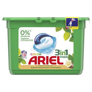 ARIEL капсулы Масло Ши, 15 шт