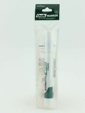 Маркер меловой MunHwa "Chalk Marker" белый, 3мм, спиртовая основа, пакет  CM-05