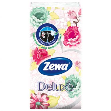 ZEWA Deluxe платочки носовые мир саванны 10шт