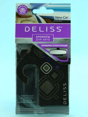 DELISS Картонный освежитель воздуха для автомобиля Deliss серии New Car (20/180)