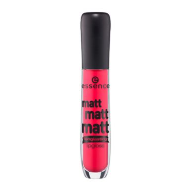 Essence блеск для губ Matt Matt Matt! тон 07, chic up your life, цвет: клубничный, 32 г