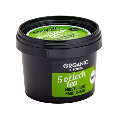 Organic shop крем для рук увлажняющий 5 oclock tea, 100 мл, артикул: 4967