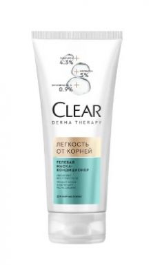 CLEAR DERMA Therapy маска-кондиционер легкость от корней 200мл